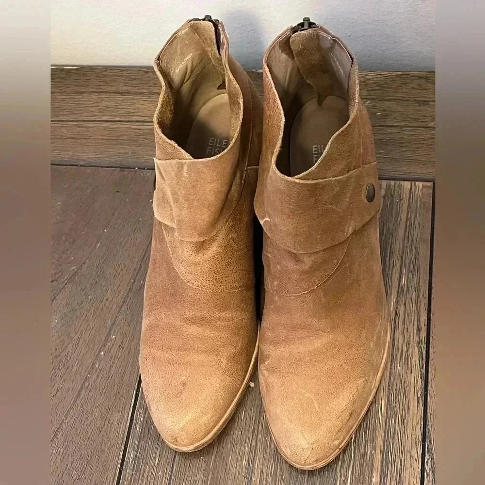 Eileen Fisher Tag Ankle Boots Womens size 7.5 - Picture 7 of 9